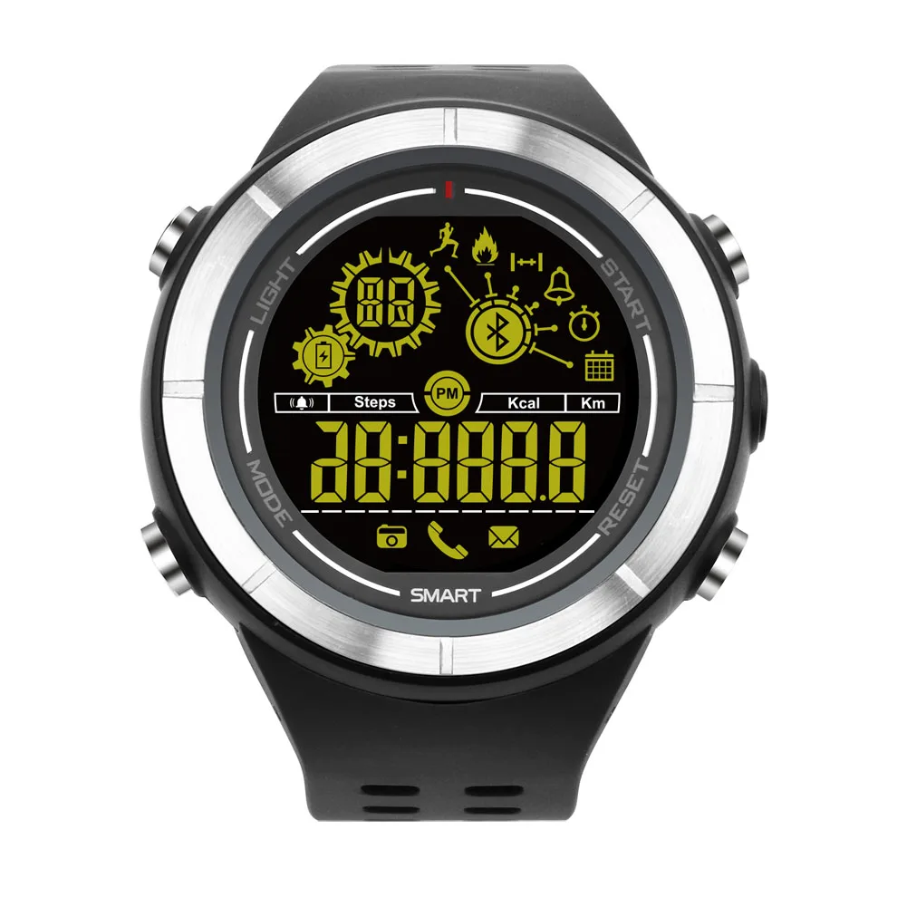 

Bluetooth 4.0 Smart Watch Waterpoof Sport Wristwatch Call SMS Alert Stopwatch for IOS Android @ XR649