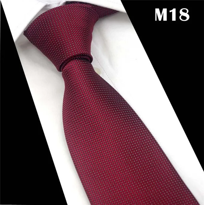 ГКНТ бренд ручной работы Gravata Новинка года классический, шелковые галстуки для Для мужчин галстук Для мужчин S свадебные галстуки тонкий галстук CR034 - Цвет: M18