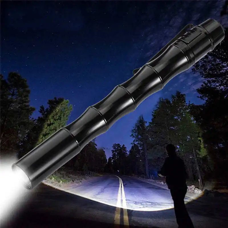  Super bright Tactical Mini Pen Pocket XP-E R2 LED 1000LM Flashlight Torch Fine powerful led flashlight lanterna bike #4S7 (1)