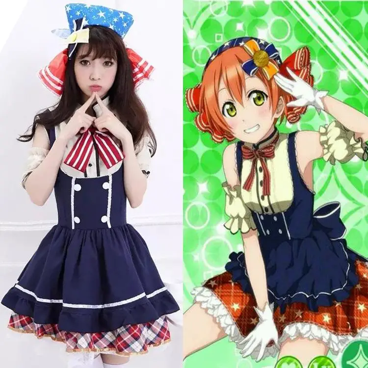 japanese cosplay costumes love live candy color cosplay uniform