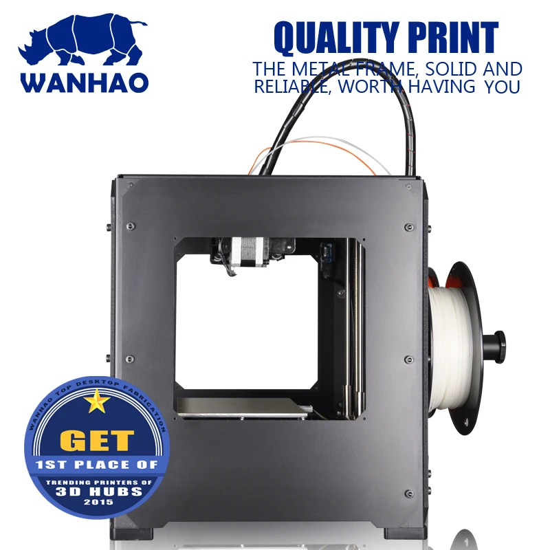 3d принтер wanhao factory D4S с лазером автоматическое выравнивание Reprap Prusa i3 MK7 двойной