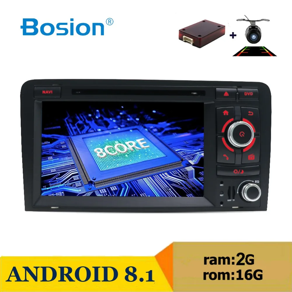 

Quad Core 2din Android 8.1 Car DVD CD player GPS Navigation Autoradio Stereo Navi for Audi A3 S3 2006-2011 car Multimedia system