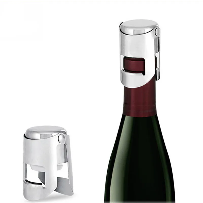 New Stainless Steel Champagne Sparkling Wine Bottle Stopper Plug Sealer Hot