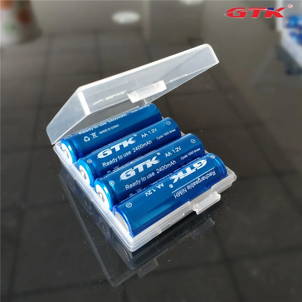 4 шт./лот GTK AA Аккумуляторная батарея 2400 mAh Ni-MH 1,2 v aa батареи/2500 2700 mah aa nimh батарея/3000 aa игрушка пульт дистанционного управления