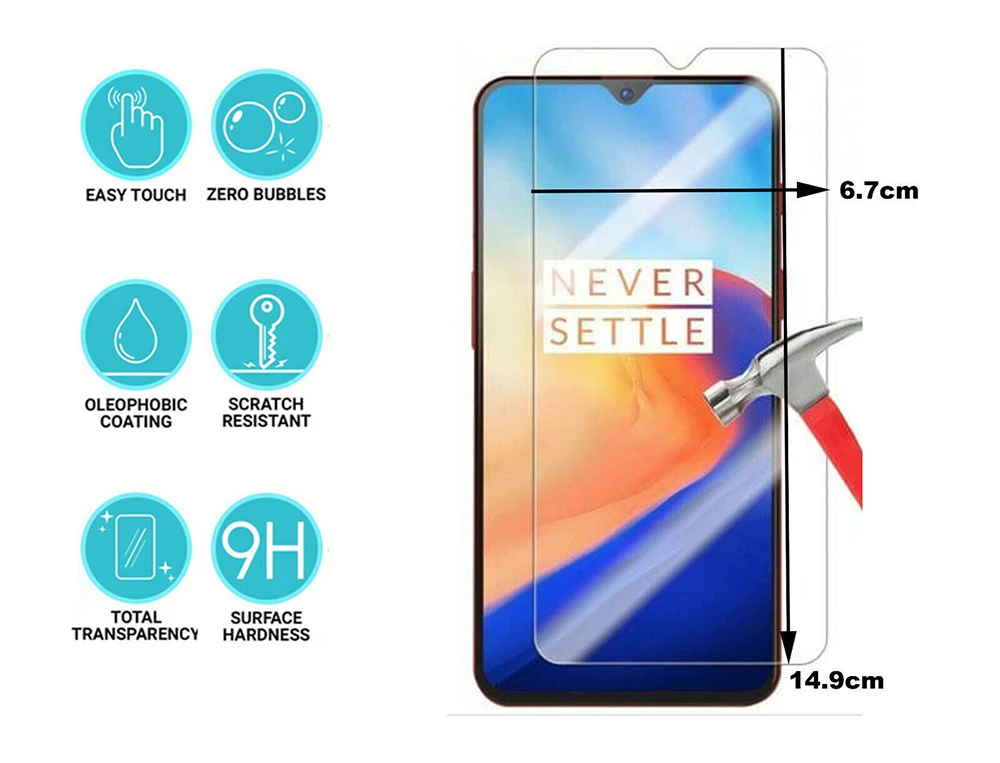 

Защита для экрана OnePlus 6 T закаленное стекло OnePlus 6 защитная пленка OnePlus 6 T One Plus 6 T 6 T OnePlus6 T OnePlus6T стекло