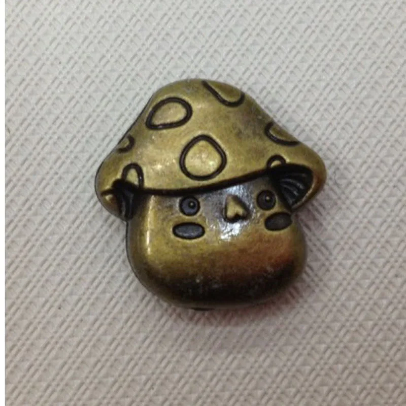 

50PCS/Lot DIY Metal Copper Snap Button Mushroom Snap Buckle Fastener Zinc Alloy Bronze Color(standard 633) Wholesale