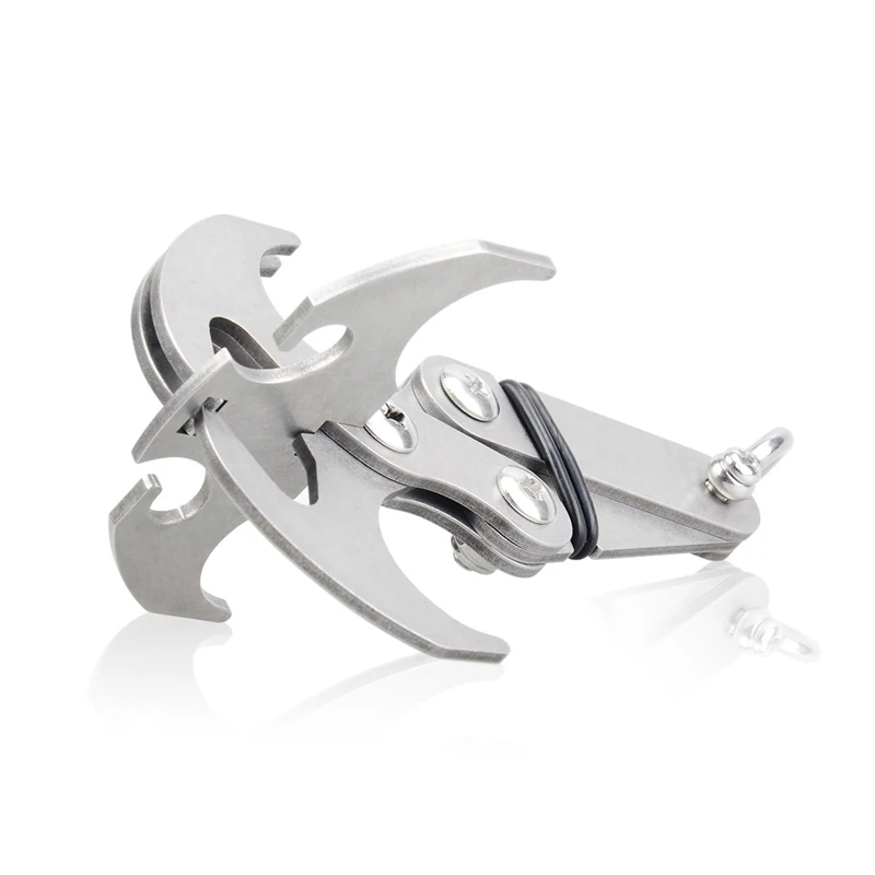 folding Climbing Grappling Hook Carabiner