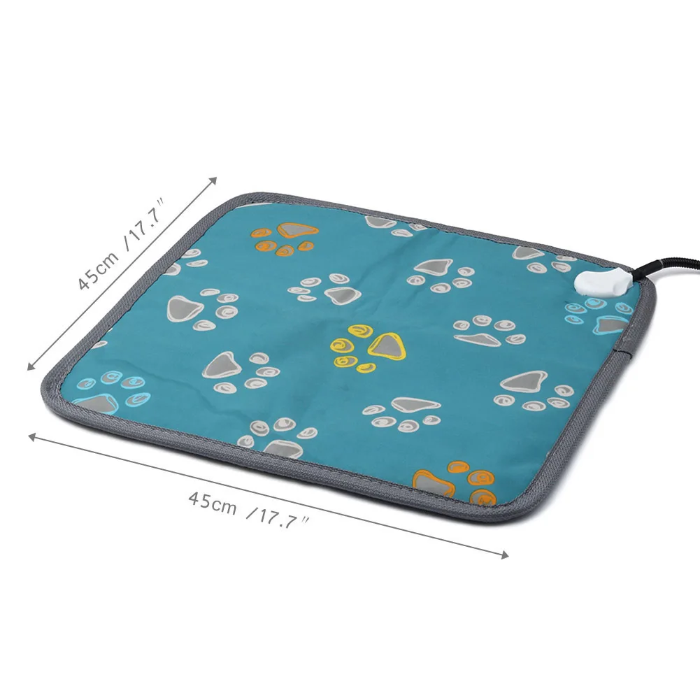 

Pet Dog Cat Electric Heating Pad Waterproof Warming Mat with Chew Resistant Steel Cord US Plug @LS