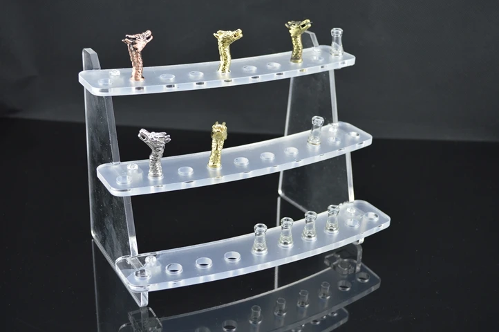 LEIQIDUDU Acrylic e cig display shelf drip tip stand for cigarette mouth pieces tips rack holder|drip tip|display e-cigarettescigarette stands |