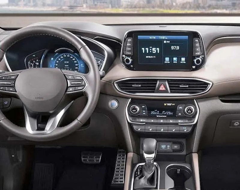 Clearance Belsee 9" IPS Screen Android 8.0 Radio Car Stereo Upgrade Head Unit GPS Navigation Player for Hyundai Santa Fe ix45 2019 2018 0