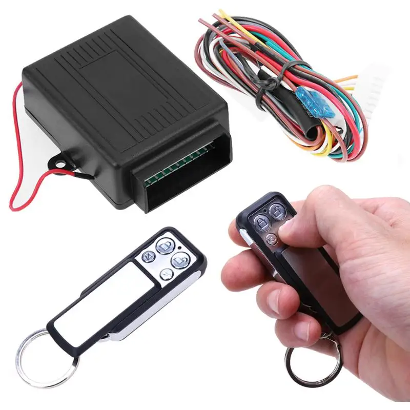 

Universal Car Remote Central Kit Door Lock Locking Vehicle Keyless Entry System with Remote Controllers 12V Car Alarm System