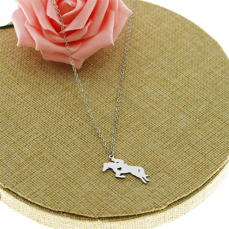 Wholesale-Trendy-Horsemanship-Necklace-Stainless-Steel-Horse-Heart-Pendant-Necklace-Women-Fashion-Jewellery-Gift