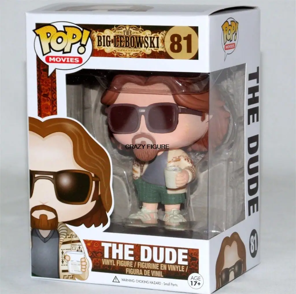 POP Vinyl The Dude from Big Lebowski New Sealed Movie Hard To Find # 81 