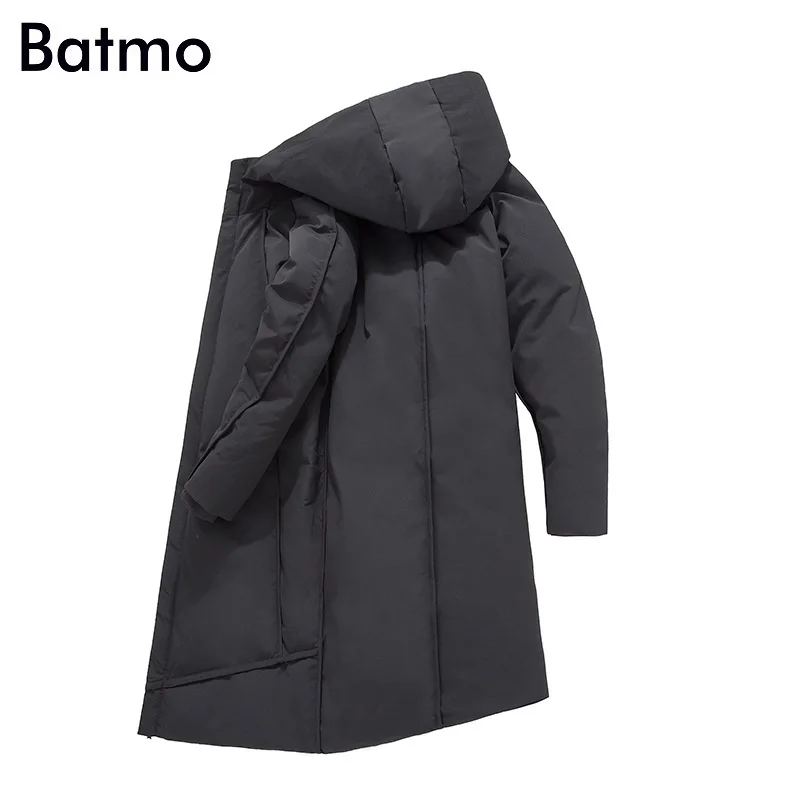 

Batmo 2018 new arrival winter high quality 90% white duck down hooded jackets men,winter men's ,plus-size M-3XL YR007