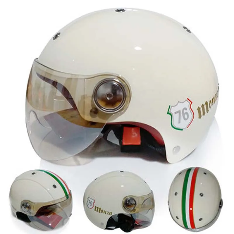 

Vintage BEON half face Motorbike Helmet harley style scooter summer helmets ECE approved motorcycle helmet