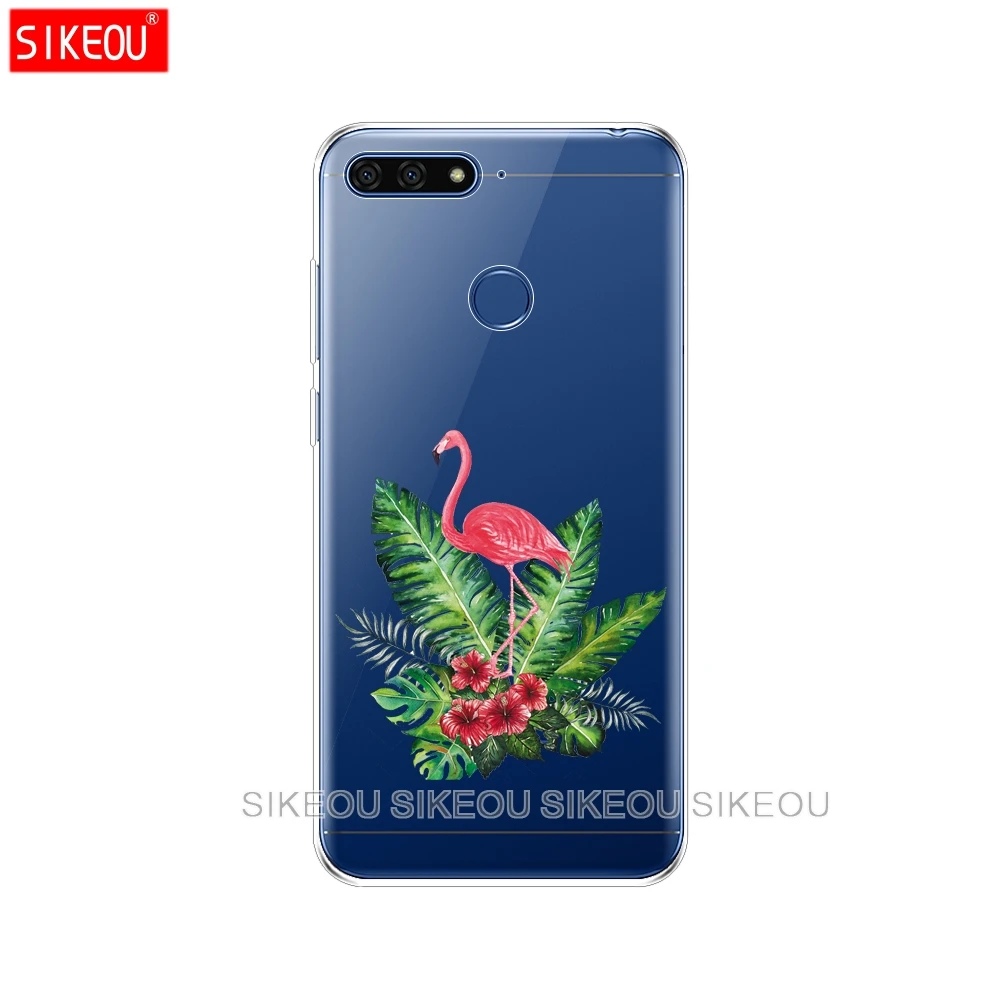Для Huawei Honor 7C 5 7 дюймов чехол для телефона из мягкого силикона ТПУ с рисунком