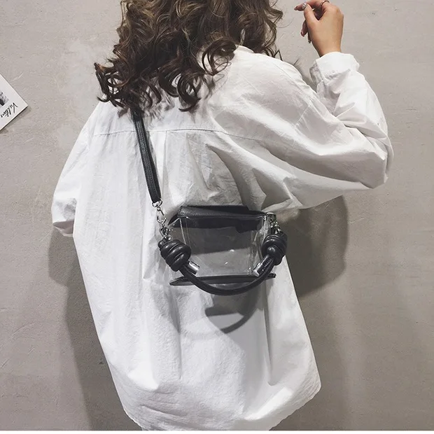 Стиль, прозрачная Милая женская сумка, высокое качество, женская дизайнерская роскошная сумка, простая сумка через плечо, сумки-мессенджеры