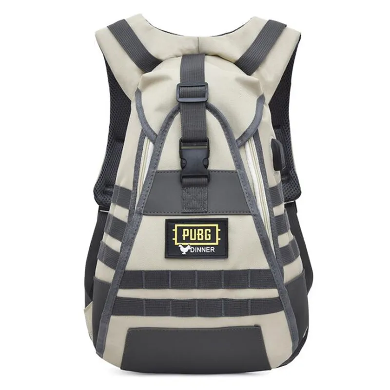  Game PUBG Backpack Perfect Reduction Level 1 Backpack Cosplay Costumes Props 1:1 USB Connector Stud