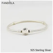 Стерлингового серебра 925 прекрасный мир браслет с замком застежка подходит для DIY женщин украшение браслет mundo