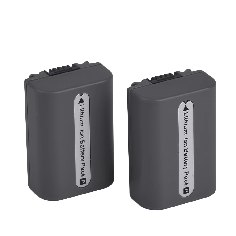 Top Deals 2X NP FP50 NPFP50 Battery for Sony Handycam DCR DVD205E