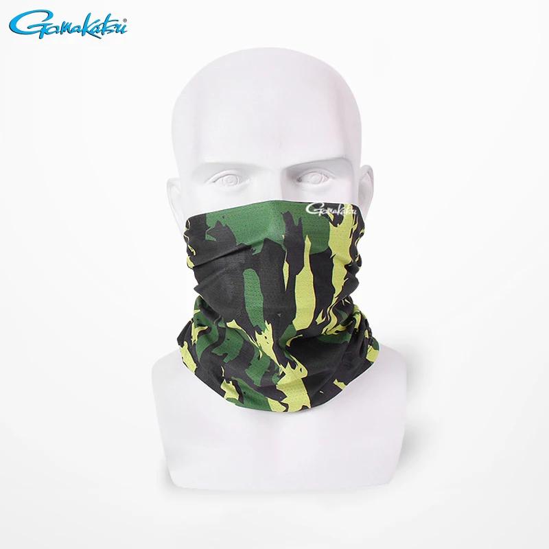 

Gamakatsu 2019 Windproof Scarf UV Protection Face Mask Outdoor Sports Camouflage Fishing Headwear Neck Scarves Wraps