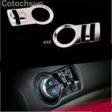 Cotochsun нержавеющая сталь FOGLIGHT переключатель противотуманной фары крышка наклейка для Chevrolet Cruze Malibu/Opel Mokka/BUICK ENCORE стайлинга автомобилей