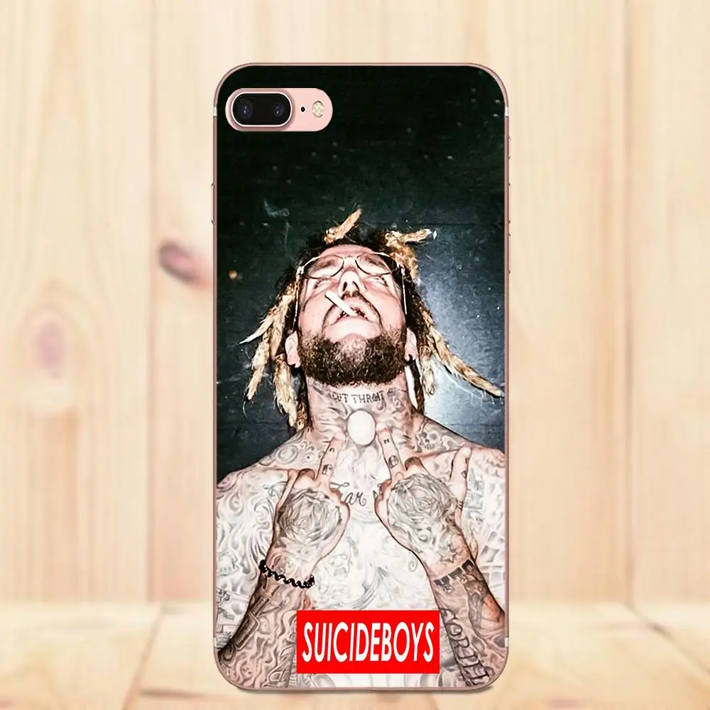 Maerknon для Apple iPhone 4 4S 5 5C 5S SE 6 6S 7 8 Plus X Luxury $ uicideboy Suicideboys FTP|Бамперы| |