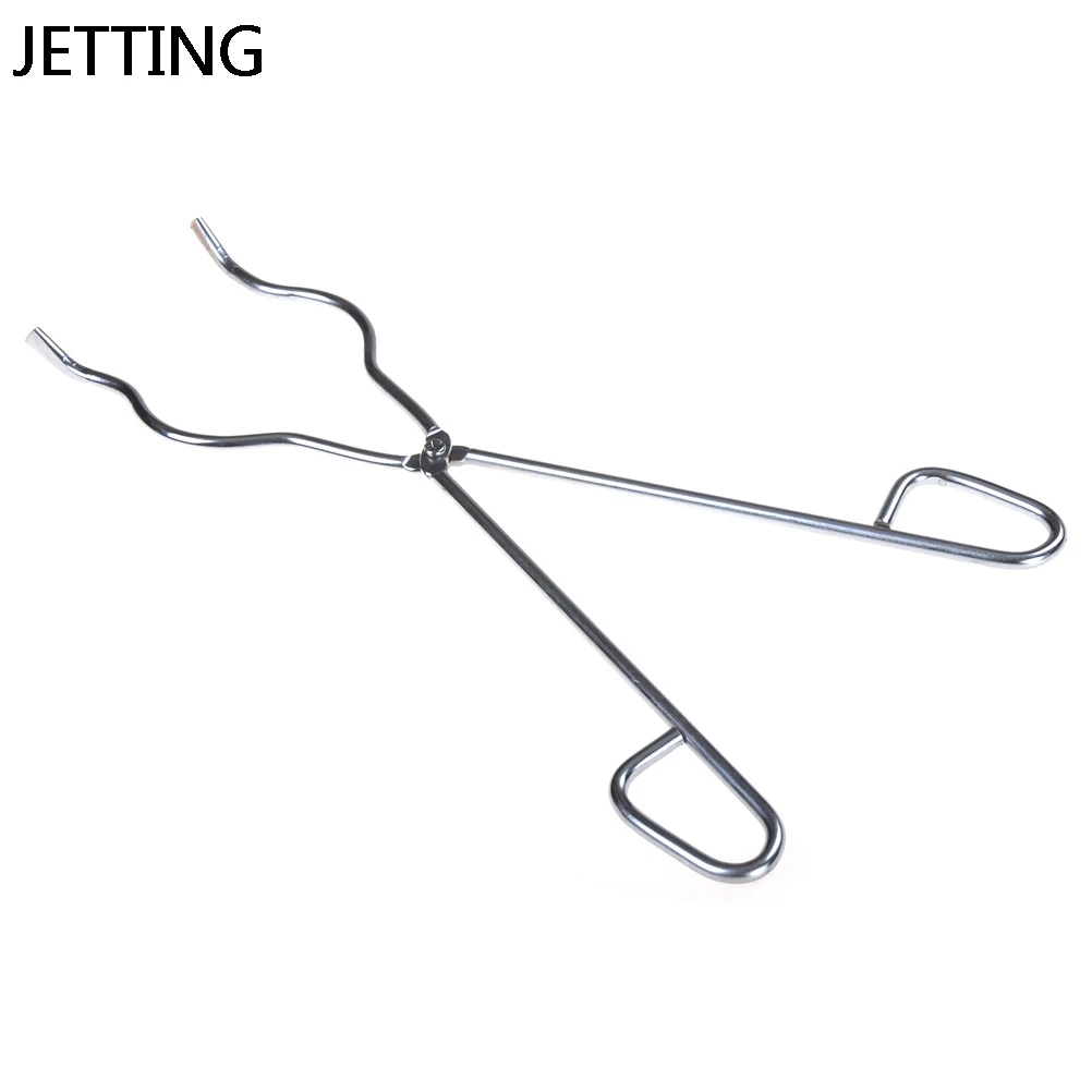 

JETTING Practical 50cm Crucible Tongs Melting Dish Holder Stainless Plier Lab Melting Metal Tool for Chemical Instrument Lab