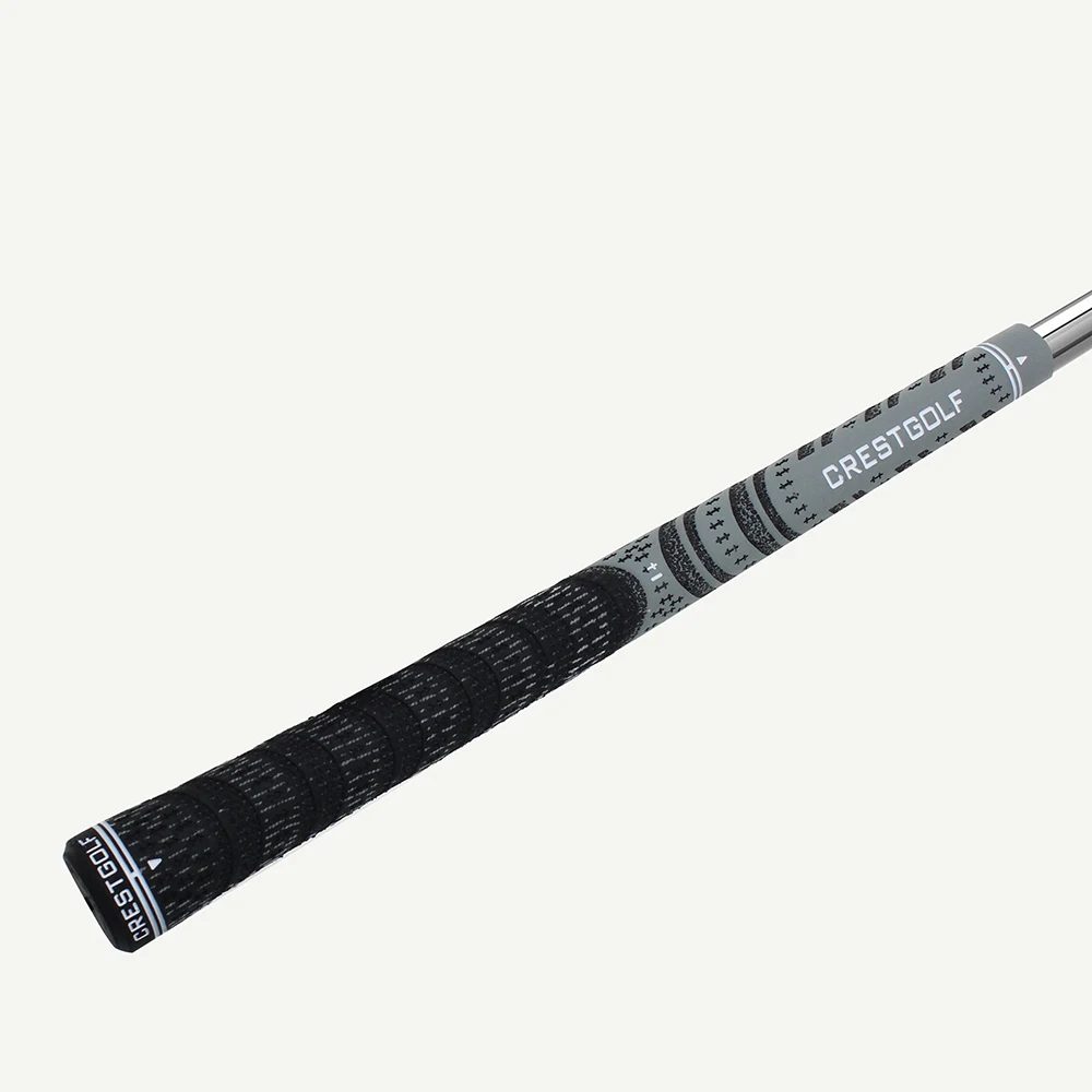 Crestgolf 10 قطعة/الحزمة القياسية حجم الكربون غزل جولف الحديد القبضات نادي الغولف الخشب قبضة 7 الألوان المتاحة Agarre ديل بالو دي جولف