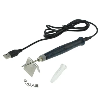 

USB Electric Soldering Iron Solder 5V 8W Mini Portable USB Electric Powered Soldering Iron Pen Tip Touch