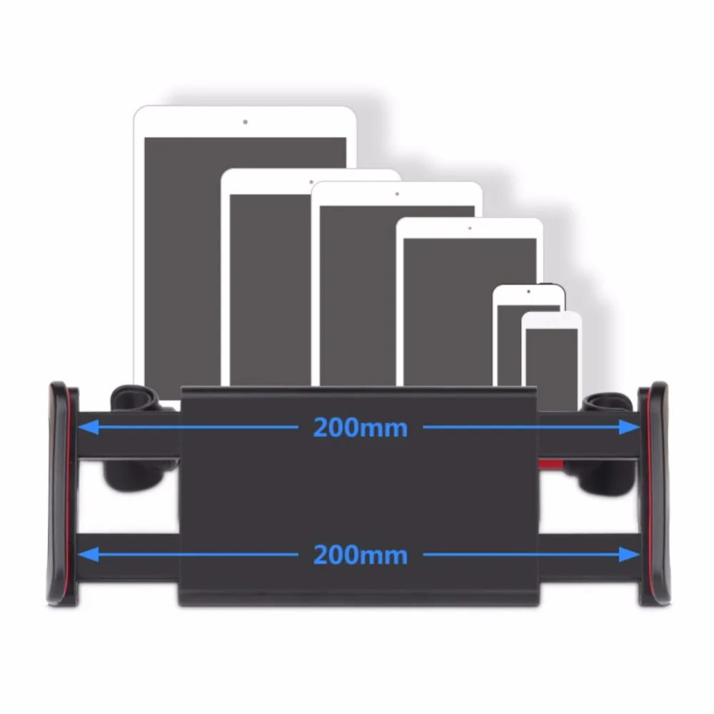 Автомобильное заднее сиденье подголовник крепление планшет Автомобильный держатель Подставка для 4-11 дюймов iPhone XS/XSMax/XR samsung Tab для iPad 2/3/4 Mini Air 1 2 3 4