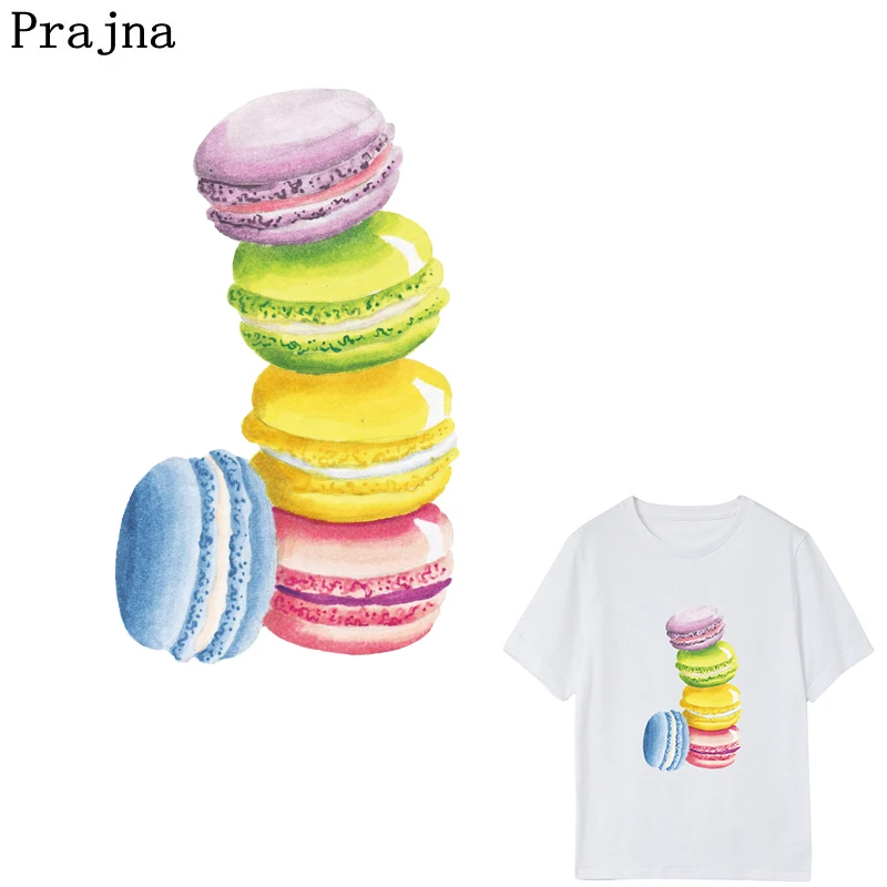 Prajna Macaron свежий летний Стиль утюжок переводная для одежды легкая печать