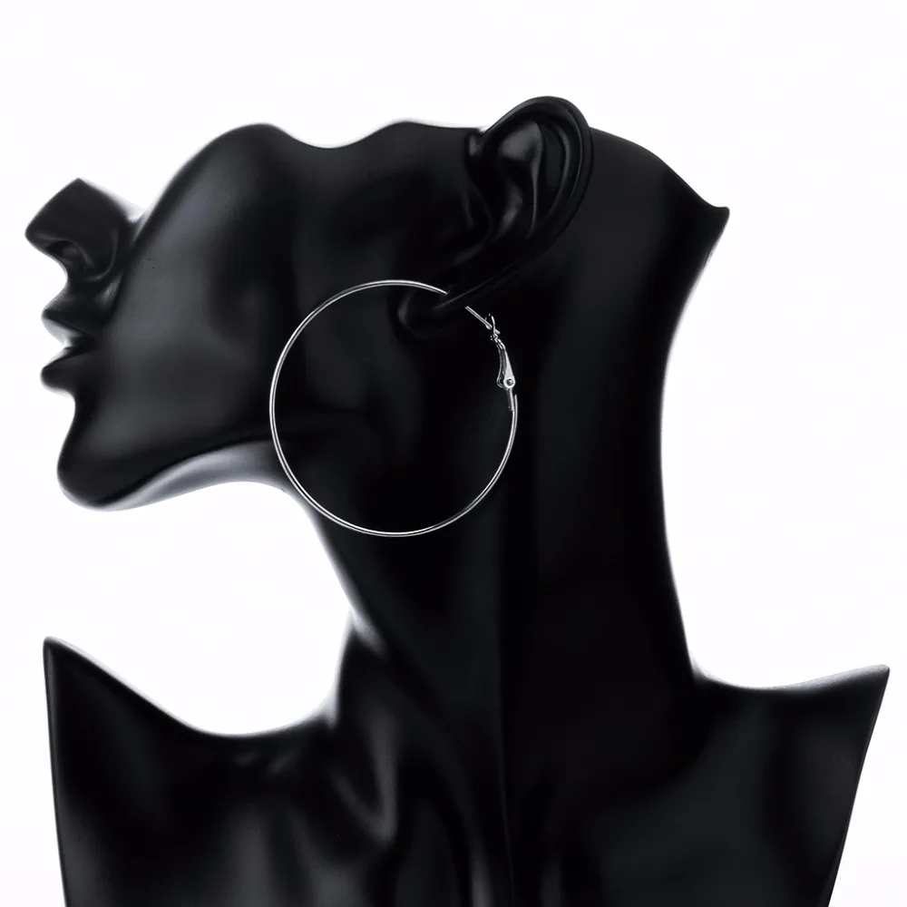 

2018 New Korean Circle Earrings Female 2cm-5cm Fashion Temperament Simple Ring Pendant Earrings 5 Pieces / Set Combination