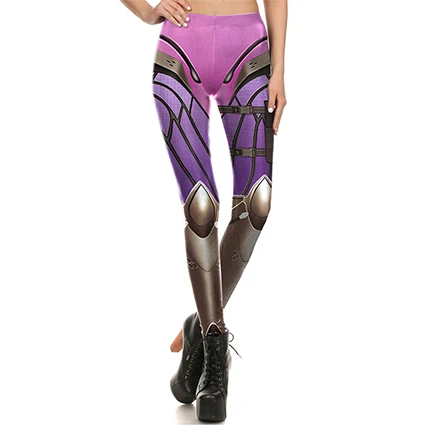 NADANBAO женские леггинсы Widowmaker Косплей супер герой Леггинсы с принтом Леггинсы Брюки - Цвет: Widowmaker leggings