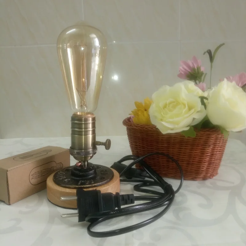 Lampada De Mesa Lighting wood Table Lamp Luminaria De Mesa Table Lamps For Living Room Dimmer