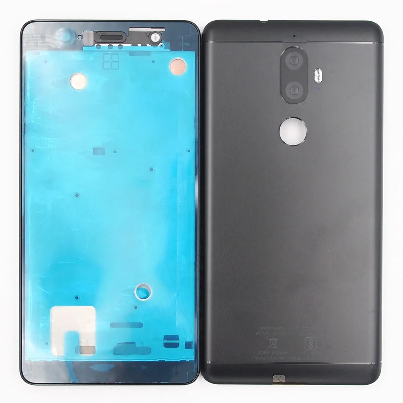 BaanSam ЖК Frnot рамка батарея задняя крышка для Lenovo K8 плюс корпус Чехол с объективом камеры без кнопки громкости питания