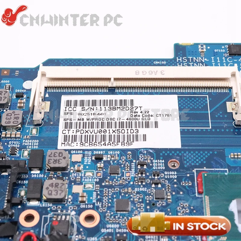 Материнская плата NOKOTION 802518-001 802518-501 802518-601 для ноутбука hp ELITEBOOK 840 G1 I7-4600U HD 8750M gpu 6050A2559101-MB-A02