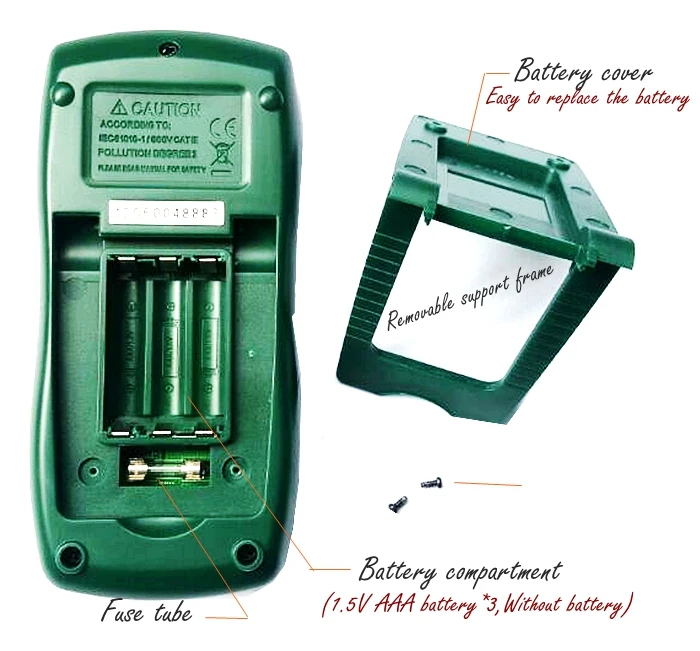 MASTECH MS-8230B цифровой мультиметр, практичный цифровой мультиметр, ACV/DCV/DCA/HFE/Тест сопротивления