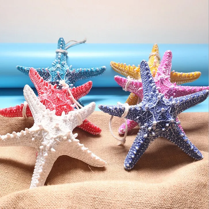 Resin Simulated Starfish Mediterranean Five Fingers Starfish Fish Tank Landscape Photography Projects (1)