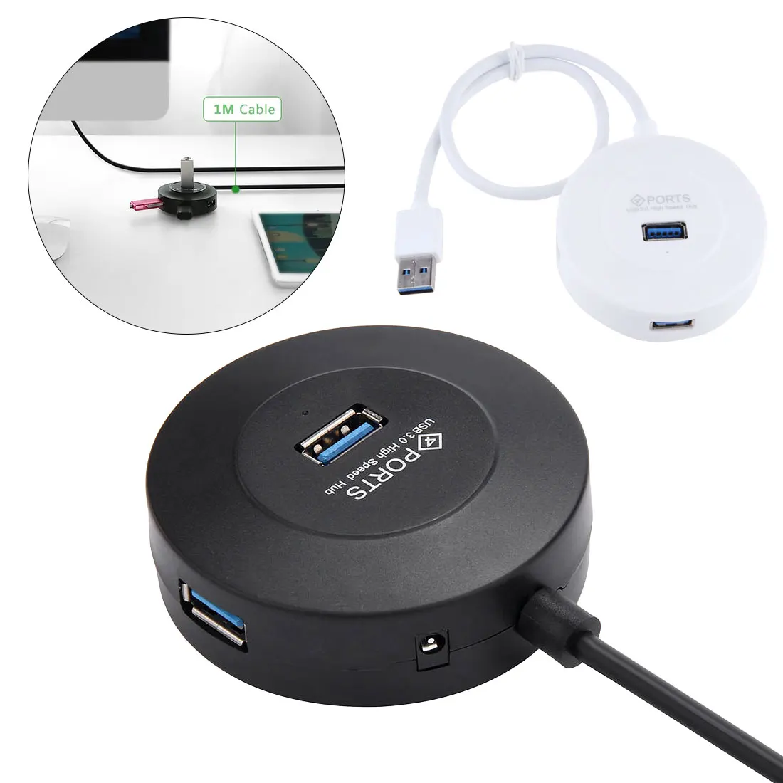 

High Speed 4 Port HUB Splitter USB 3.0 OTG Shipping Hub Expansion PC Laptop Adapter USB 3.0 4-Port Hub Drop