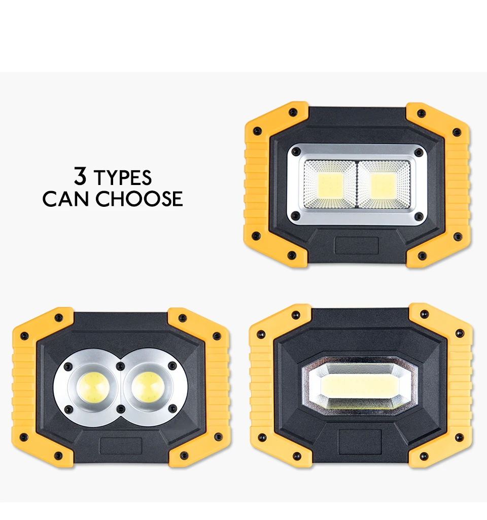 Portable led spotlight work light (5)