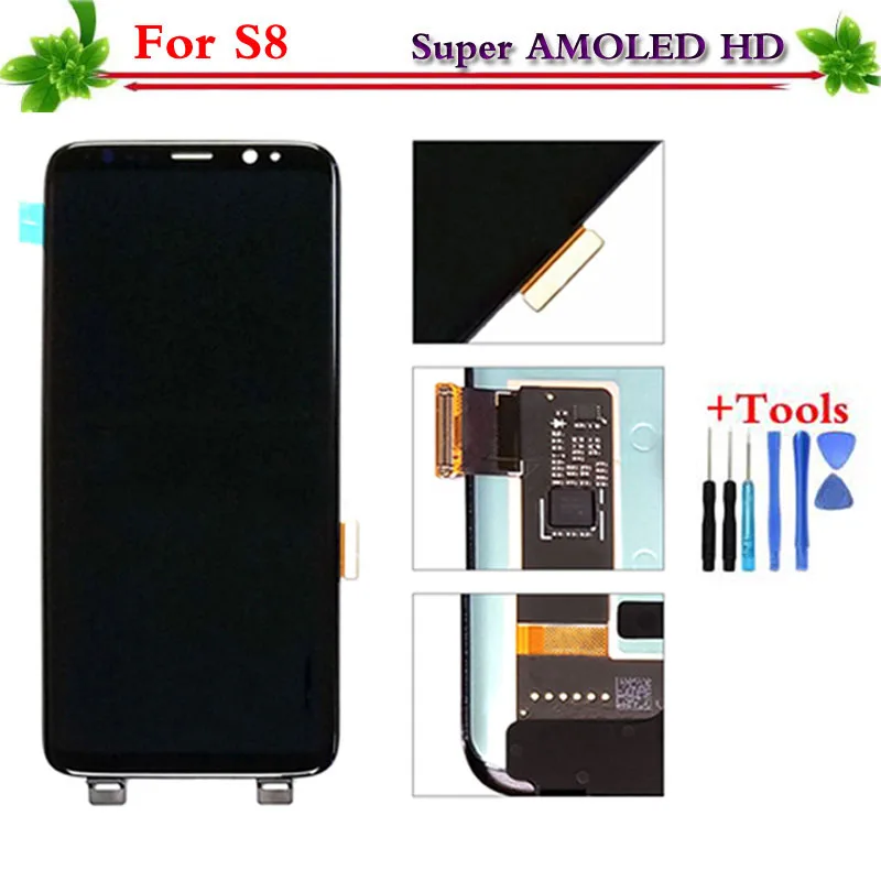 AMOLED LCD display for font b Samsung b font font b Galaxy b font S8 G950