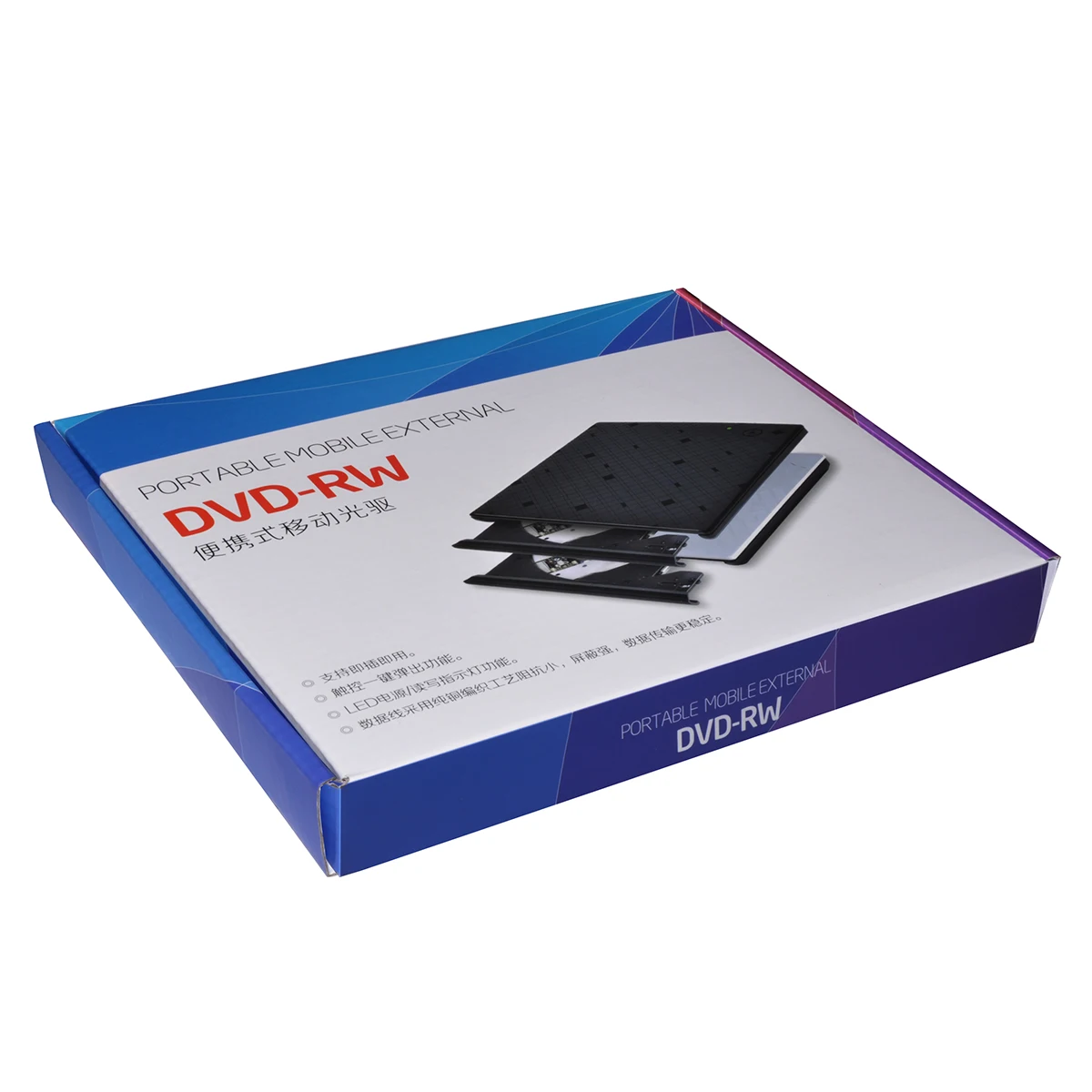 Deepfox USB 9.5 мм 3.0 DVD RW внешний DVD горелки корпус для ПК с Индукционным сенсорный выключатель