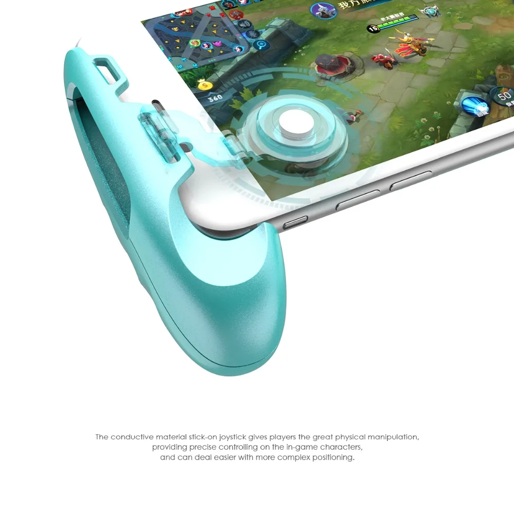 GameSir F1 Joystick Grip + F2 Trigger For Pubg Gamepad For Mobile Phone Game Controller L1R1 Shoote