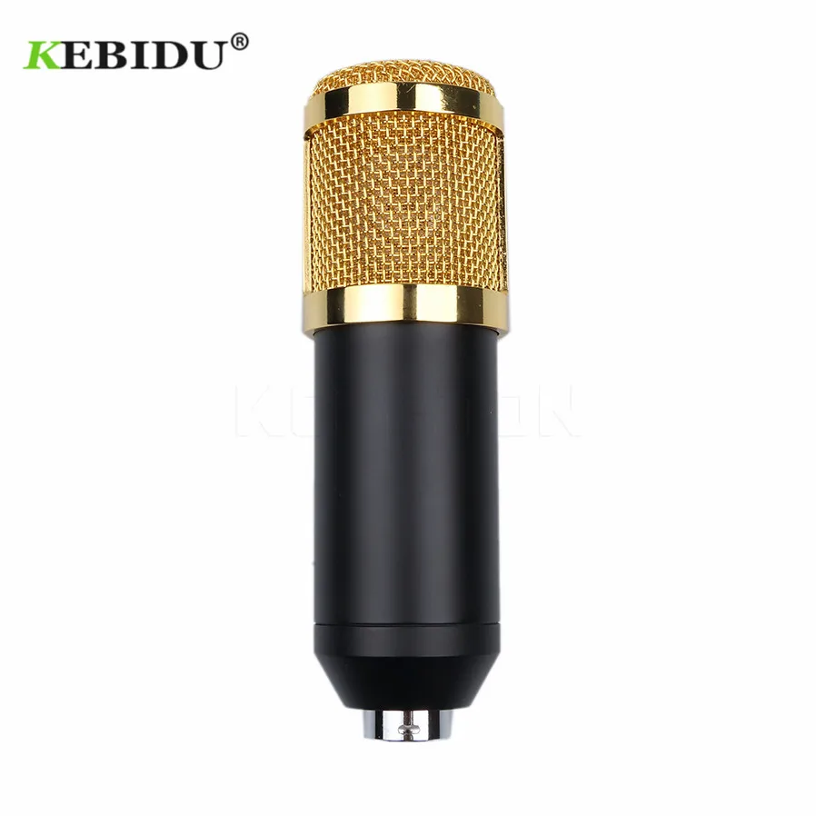 Kebidu 1 шт. горячий динамический конденсаторный проводной микрофон звук, микрофон Studio BM 800 для комплект для видеозаписи KTV караоке с ударным