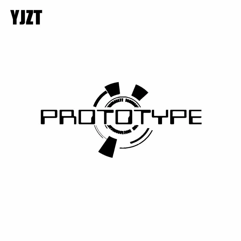 

YJZT 15CM*7.1CM PROTOTYPE Compass Nautical Navigate Ship Ocean North West South Vinyl Decal Car Sticker Black/Silver C10-01777