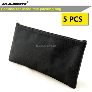 

Free shipping ,5 pcs whole sales , sennheiserwired microphone carry bags