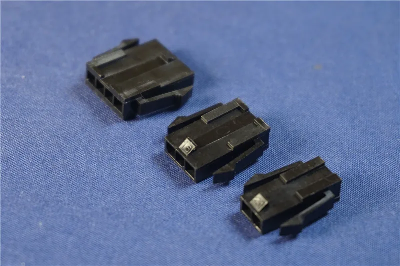 10pcs Micro Fit Connector 3.0 mm Plug Housing Single Row 2 3 4 5 6 7 8