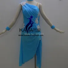 Горячие Продаж! KAKA-L140242, Женщины Танцуют Износ, Девушки Бахромой Латинской Dress, Dress Танго Сальса Самба Румба Чача Dress, Латинский Танец