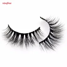Visofree ресницы норковые Накладные ресницы ручной работы накладные ресницы драматического накладные ресницы из норки многоразовые верхние ресницы для макияжа D114